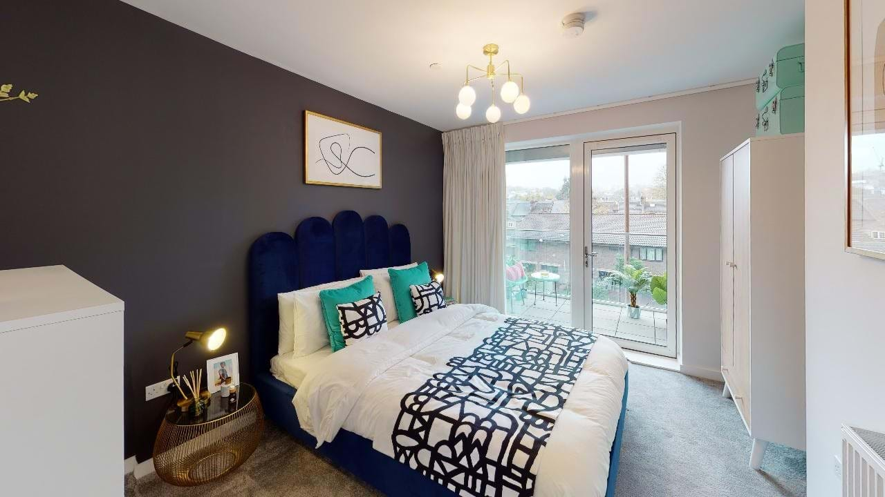 Bedroom in 2 bed Shared Ownership apartment at Valley House, Greenwich